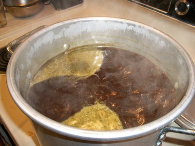 Hot wort That Needs To Be Cooled Down